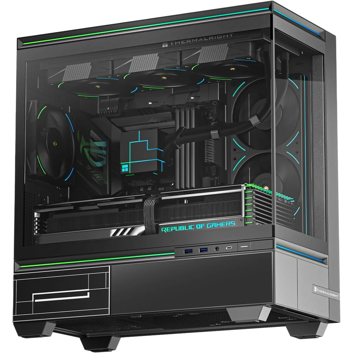 Компьютерный корпус Thermalright M10 TG Black (TRTLM10B)