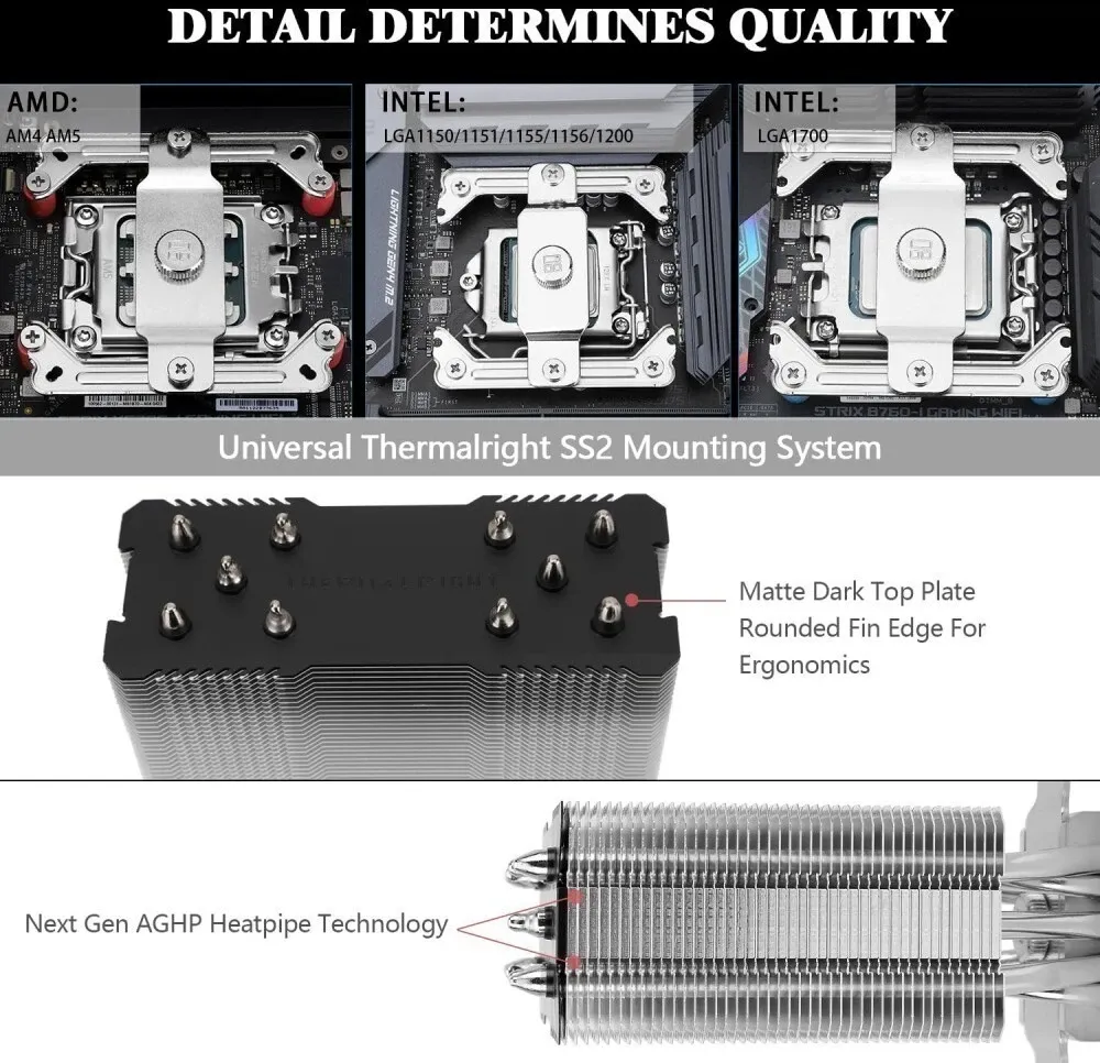 Кулер для процессора Thermalright Assassin King 120 MINI V2 (TRAK120MV2)