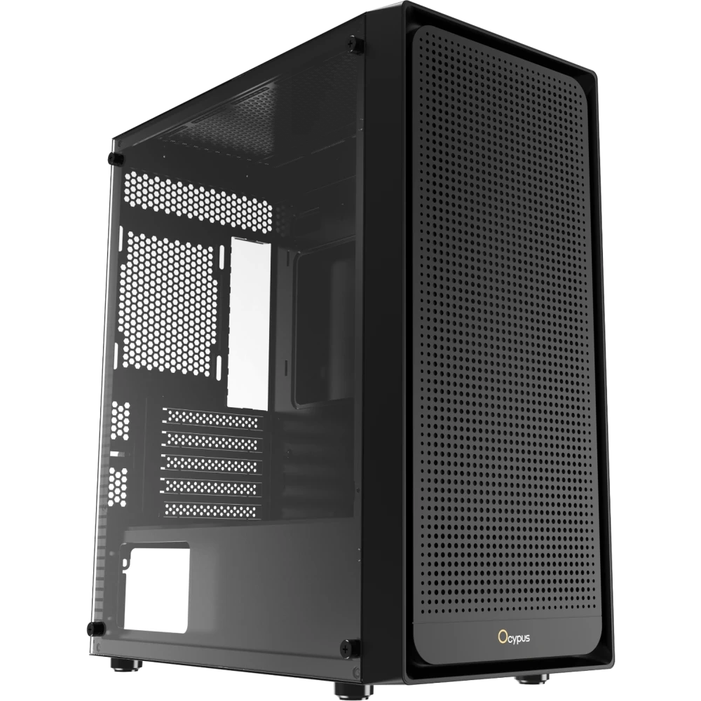 Компьютерный корпус Ocypus Gamma C50 BK TG Black (Gamma-C50-BKG000XX-GL)