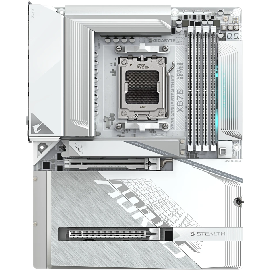 Материнская плата Gigabyte X870 AORUS STEALTH ICE