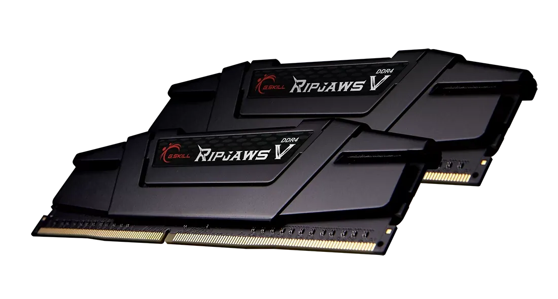 Оперативная память DDR4 16 ГБ 3200 МГц G.Skill RIPJAWS V (F4-3200C16D-16GVKB) модулей 2 шт.