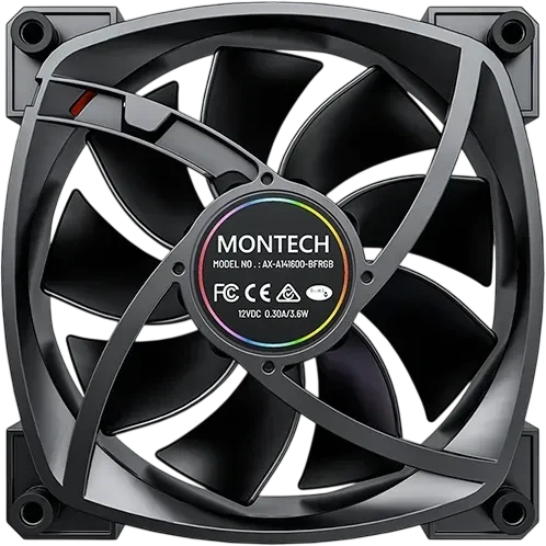Вентилятор для корпуса Montech AX140 ARGB Black (AX140B) PWM