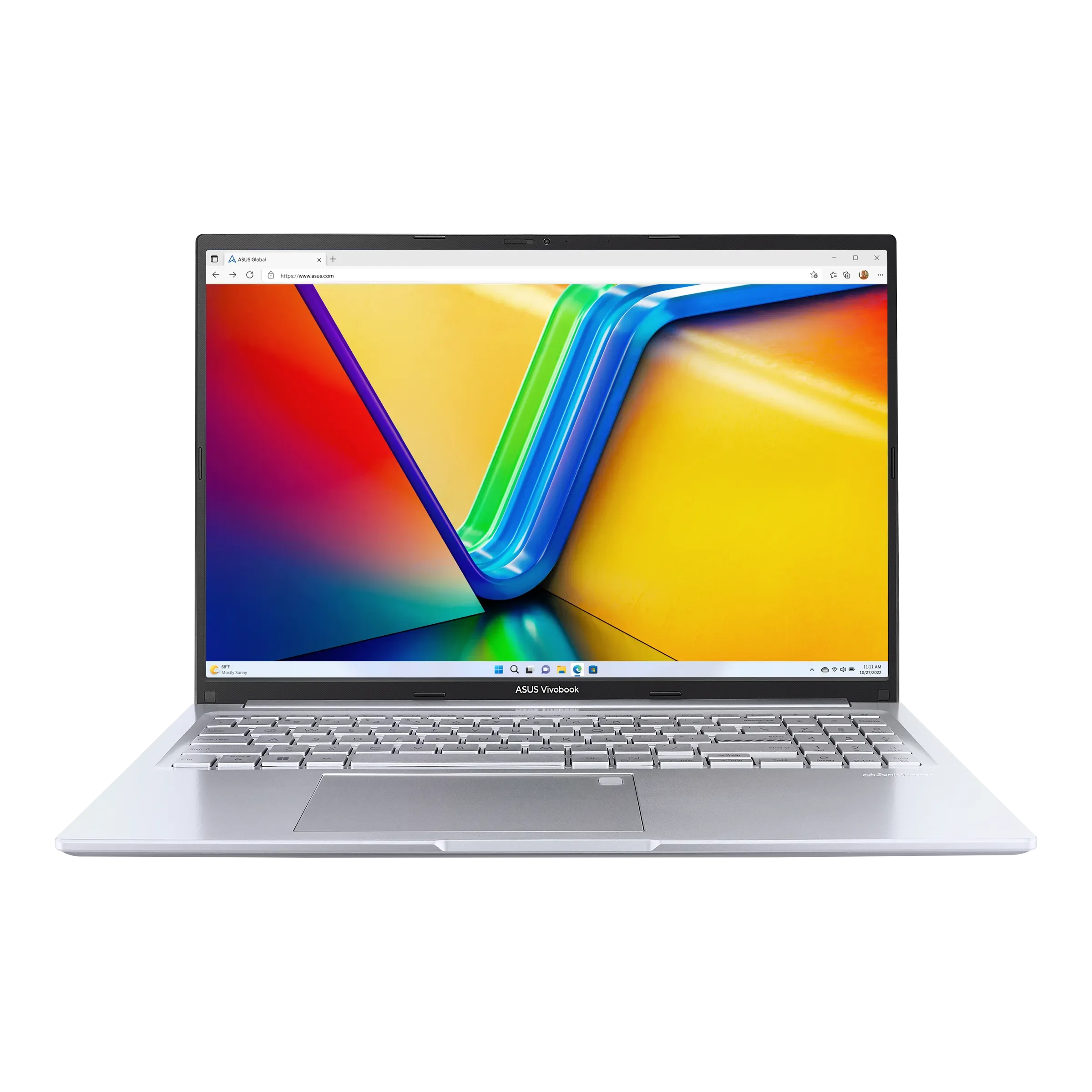 Ноутбук Asus VivoBook 16 M1605YA-MB340-W11P (Ryzen 7 5825U/16"/FHD+/16GB/512GB SSD/Radeon Vega 8/Win 11 Pro) Silver - фото