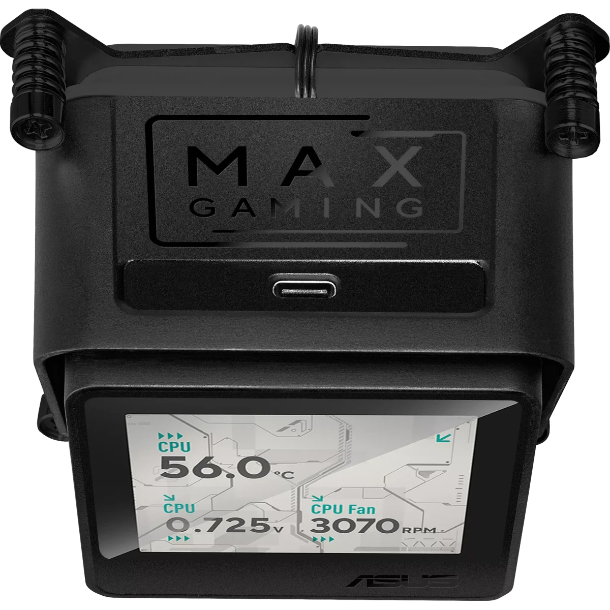 Система жидкостного охлаждения для процессора Asus MAX GAMING LC 360 ARGB LCD Black (90RC01G1-B0EAY0)