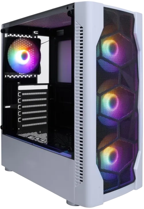 Компьютерный корпус 1STPLAYER DK D4 FRGB White (D4-WH-4F1) купить по выгодной цене! 