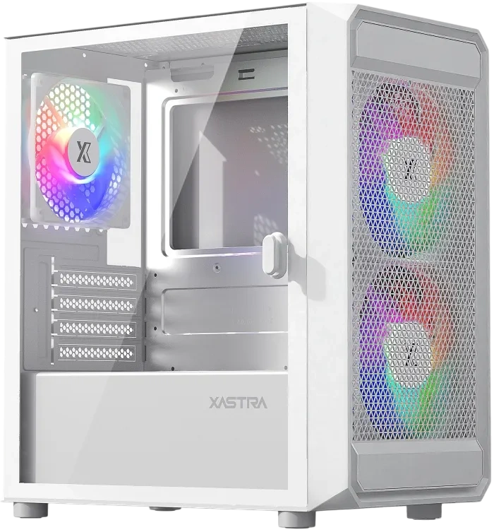 Компьютерный корпус XASTRA A303M TG 3FRGB White (A303M-2FC14F-1FC12F-D-WH) купить по выгодной цене! 