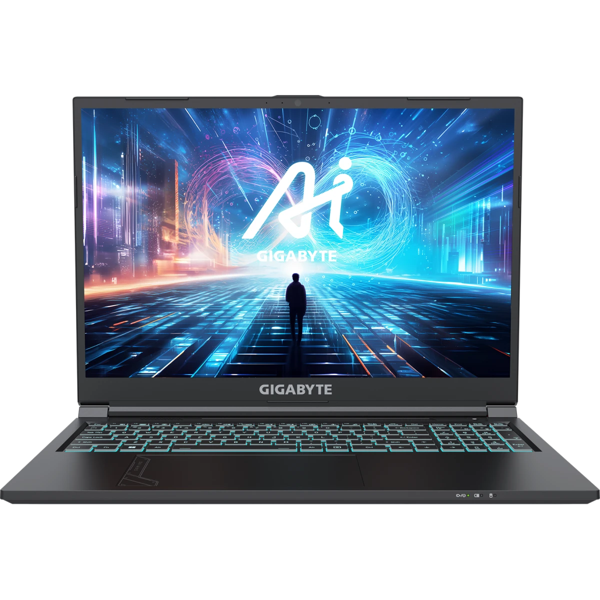 Ноутбук Gigabyte G6 KF (Core i7-13620H/16"/IPS/WUXGA/1920x1200/165Hz/16Gb/1Tb SSD/RTX4060 8Gb/NoOS) Black, KF-H3KZ894KD