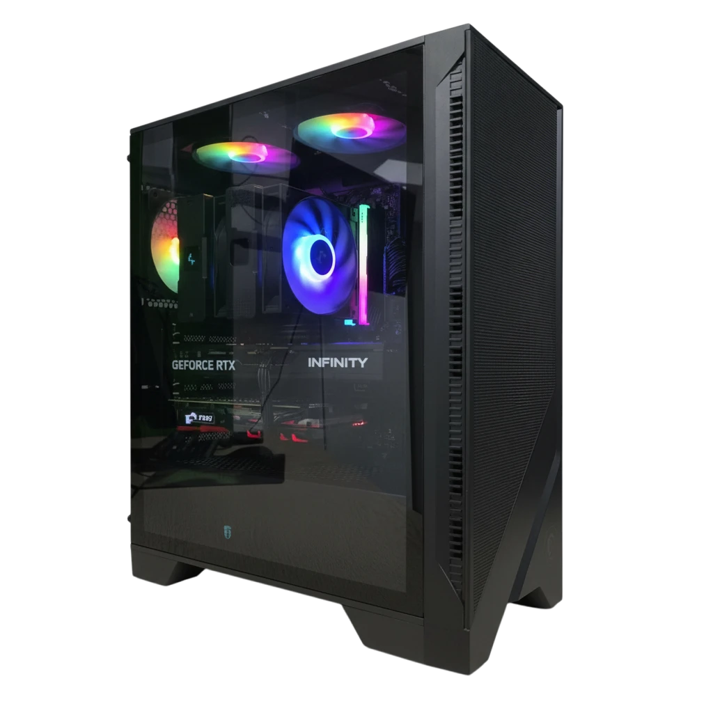 Игровой компьютер 991677 (Ryzen 5 7600 3.8 ГГц/AMD B650/32 ГБ 6.0 ГГц/1024 SSD/RTX 5050 8 ГБ/Wi-Fi/650W/MSI MAG FORGE 120A AirFlow) - купить!