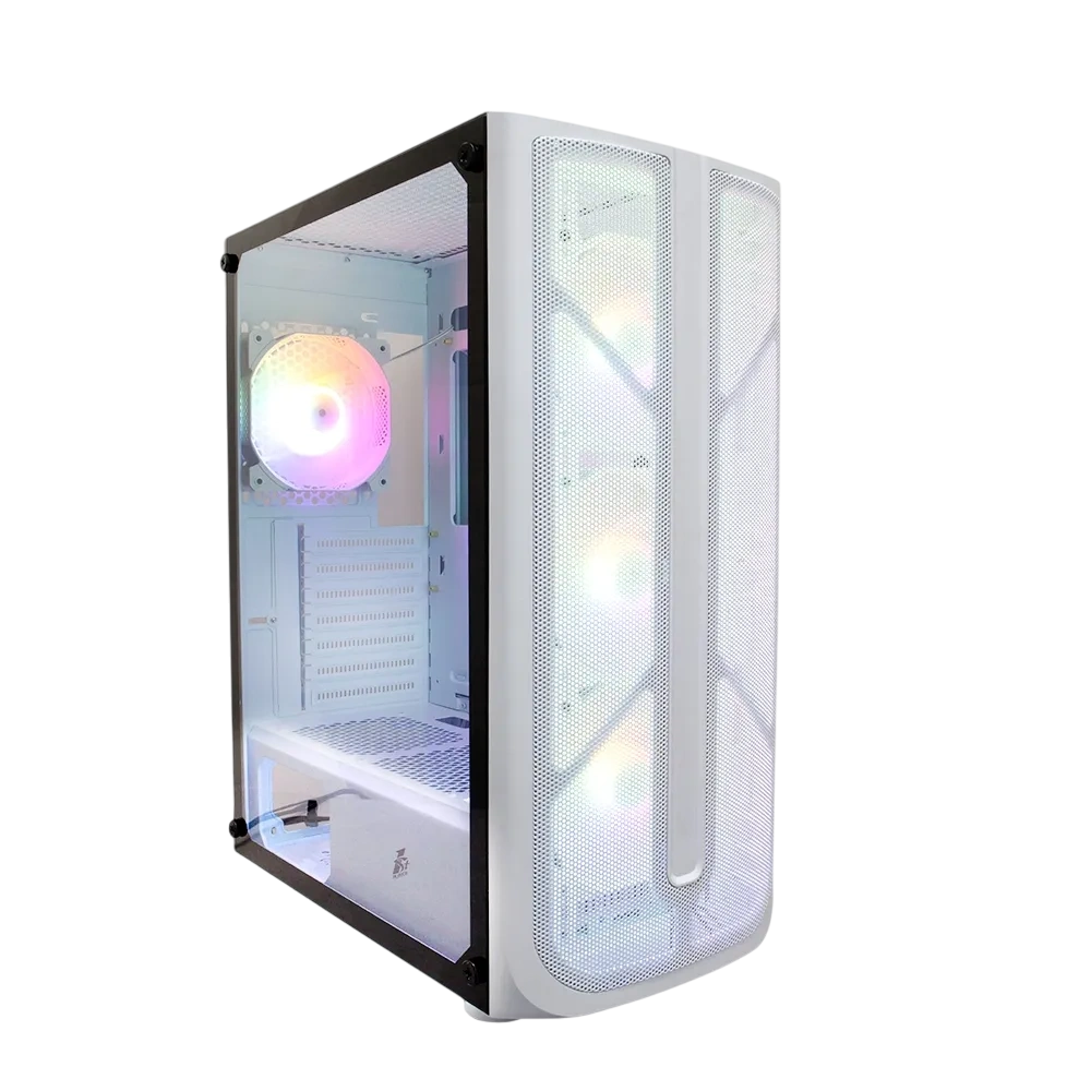 Компьютерный корпус 1STPLAYER FIREBASE X4 (X4-WH-4F1-W) White купить по выгодной цене! 