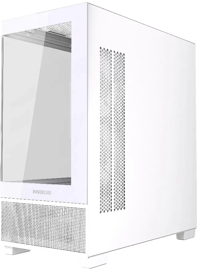 Компьютерный корпус Powercase Vision Micro M3W TG ARGB White (CVMMW-A3)