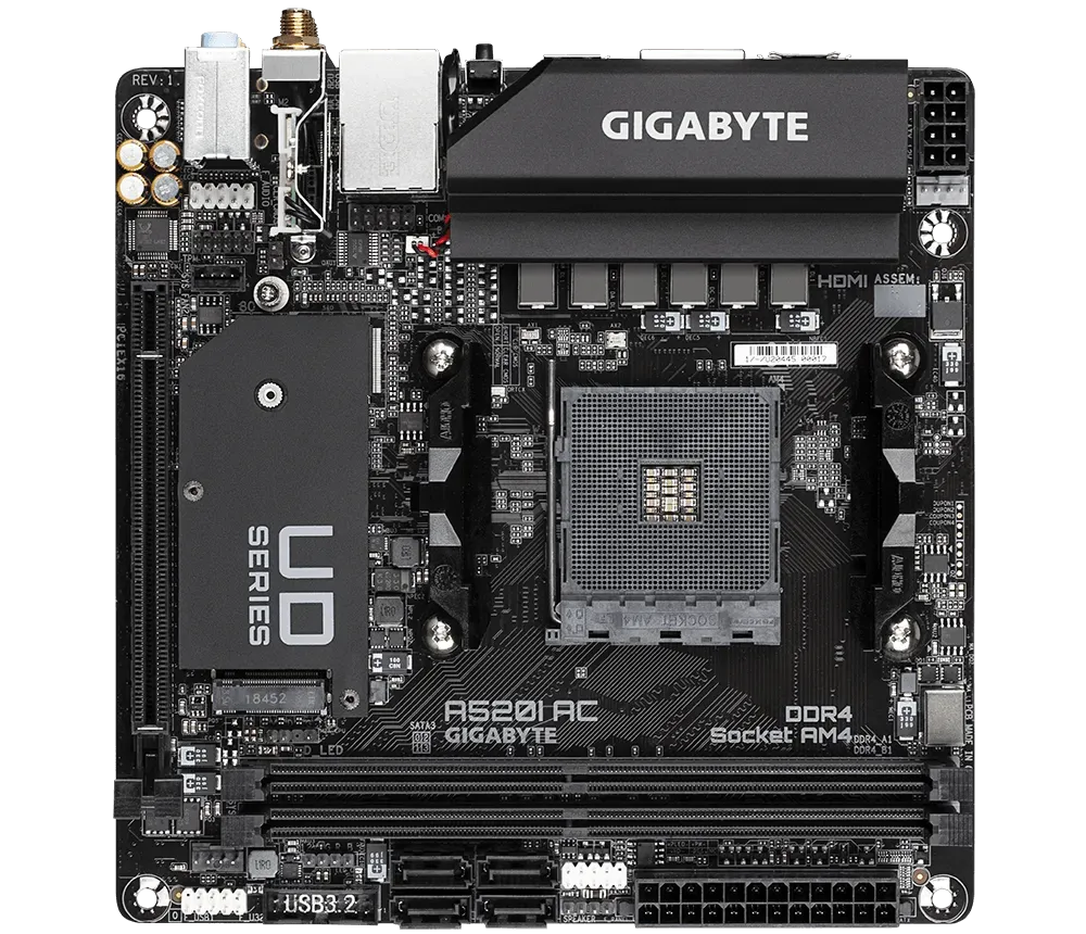 Материнская плата Gigabyte A520I AC