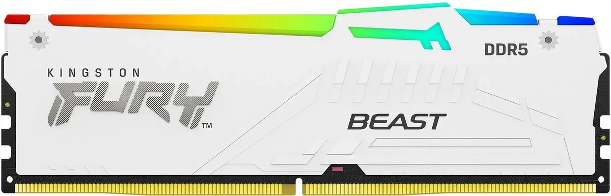 Оперативная память 32 Gb 5600 MHz Kingston FURY Beast RGB White (KF556C36BWEA-32)