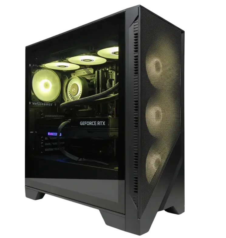 Игровой компьютер 990036 (Core i9-14900KF 3.2 ГГц/Intel Z790/32 ГБ DDR5 6 ГГц/1024 ГБ SSD/RTX 5070 12 ГБ/Wi-Fi/850W/MSI MAG FORGE 320R AirFlow TG ARGB) - купить!