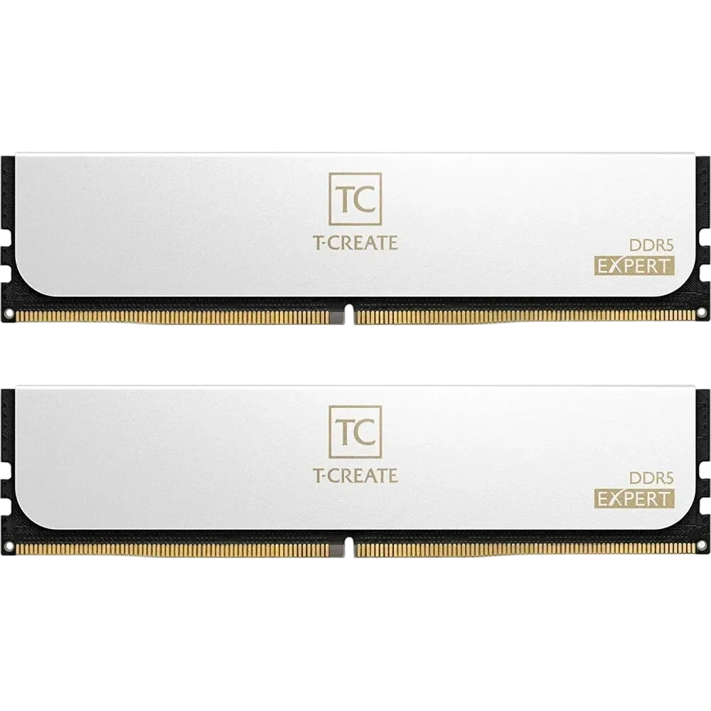 Оперативная память DDR5 64 Gb 6400 MHz Team Group T-CREATE Expert White (CTCWD564G6400HC34BDC01) купить по выгодной цене! 
