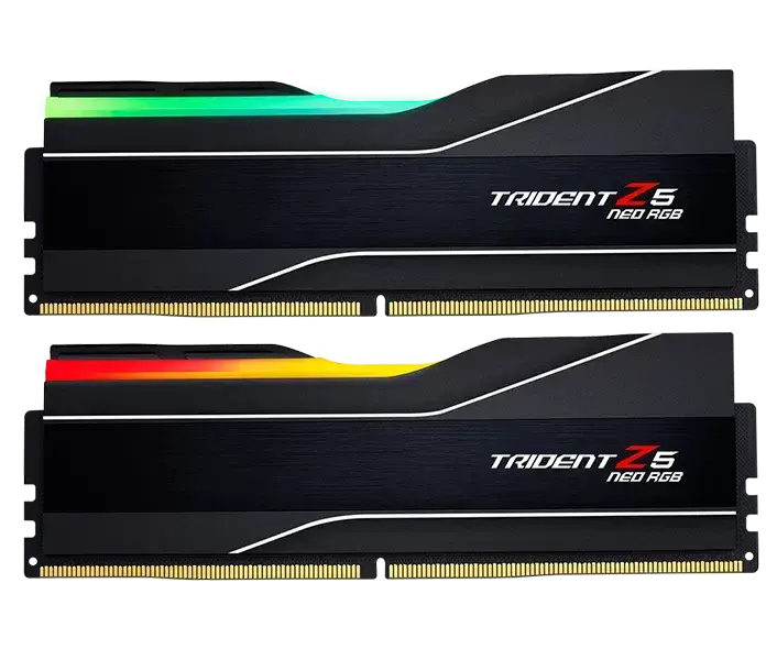Оперативная память DDR5 64 Gb 6000 MHz G.Skill TRIDENT Z5 NEO RGB Black (F5-6000J3636F32GX2-TZ5NR)