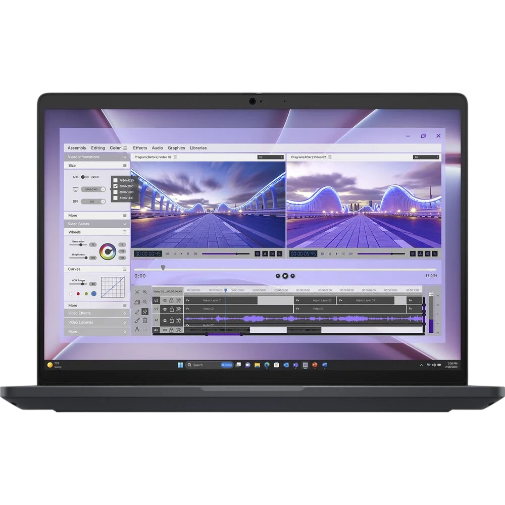 Ноутбук Dell Pro Max 16 Premium (Ultra 7 255H/16" 1920x1200 120Hz/32Gb/512Gb SSD/NVIDIA RTX PRO 1000 Blackwell 8Gb/Wi-Fi/Bluetooth/Win 11 Pro) Русская клавиатура, Gray - фото