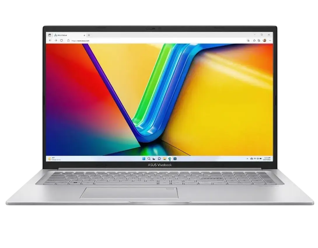 Ноутбук ASUS Vivobook 17 X1704ZA-AU394 (Intel Core i3 1215U/17.3" 1920x1080/8Gb/512Gb SSD/Без ОС) Silver - фото