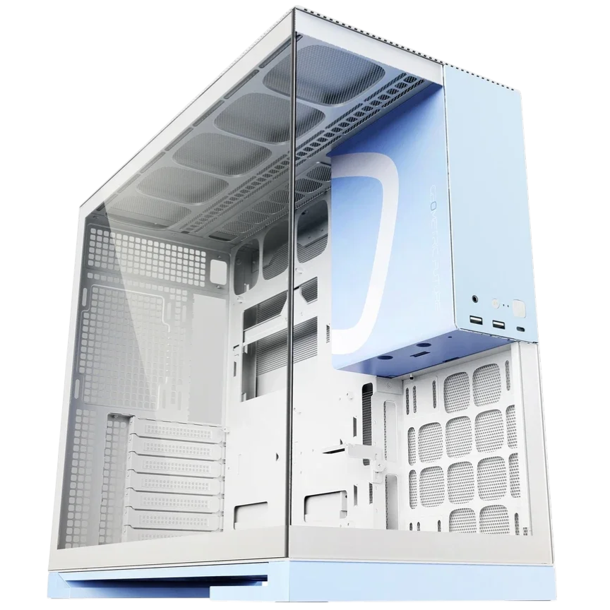 Компьютерный корпус Geometric Future Model 5 White/Blue (1AM5WKPB00100) купить по выгодной цене! 