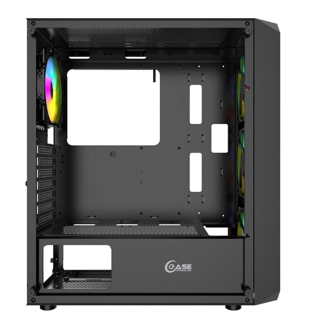 Корпус POWERCASE Mistral p4b CMIPB-l4. Корпус POWERCASE Mistral p4b, Tempered Glass, 4x 120mm 5-Color Fan, чёрный, ATX (CMIPB-l4). Корпус ATX POWERCASE Mistral Edge. Корпус POWERCASE Mistral Edge, Tempered Glass, 4x.