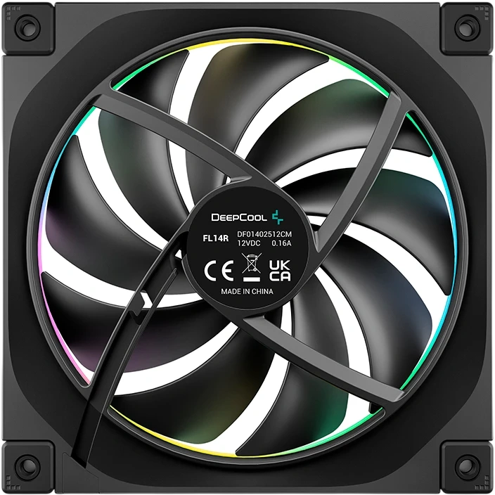 Комплект вентиляторов для корпуса Deepcool FL14R Reverse ARGB Black (FL14R-3 IN 1)
