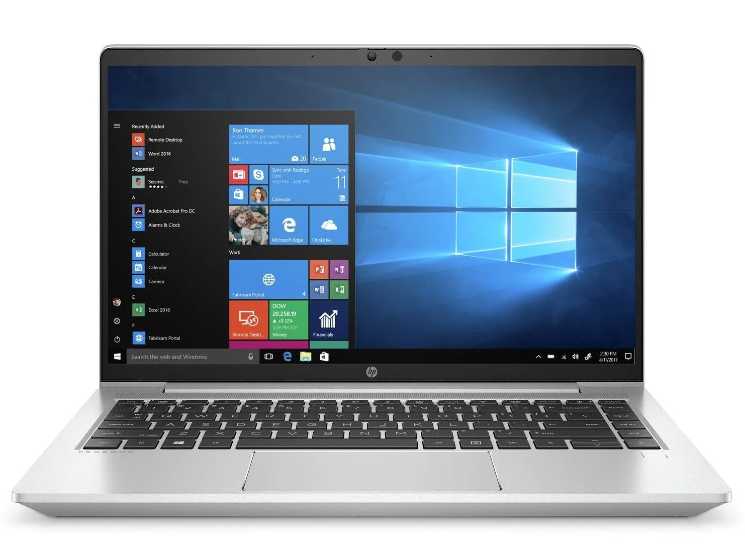 Ноутбук HP ProBook 440 G8 (Intel Core i5 1145G7/14"/1920x1080/8GB/256GB SSD/Intel Iris Xe Graphics/Win 10 Pro) Silver - фото