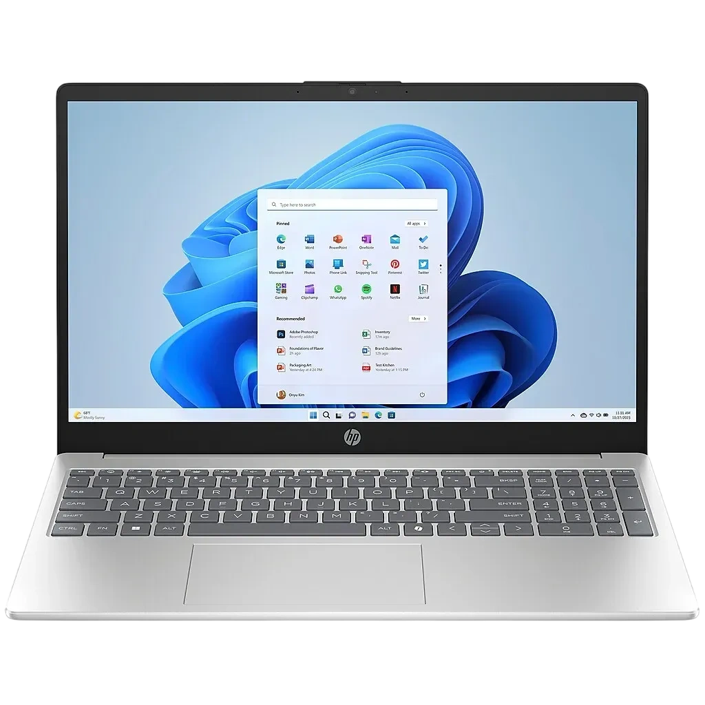 Ноутбук HP Pavilion 15-fd0888tu-32-1 (Intel Core i7 1260P/15.6"/1920x1080/32Gb/1Tb SSD/Iris Xe Graphics/Win 11 H) Silver - фото