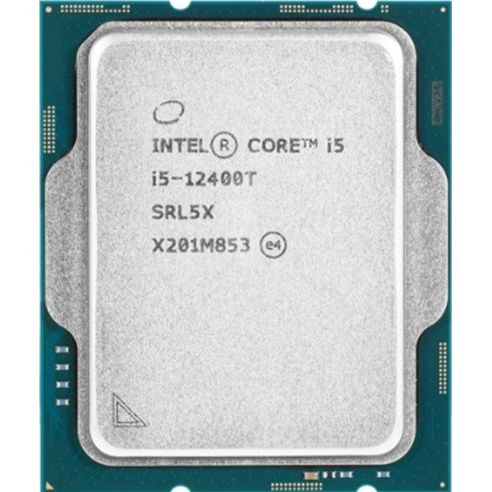 Процессор Intel Core i5-12400T (2.5 ГГц - 4.4 ГГц / LGA1700 / кол-во ядер: 6  / TDP 74 Вт), OEM купить по выгодной цене! 