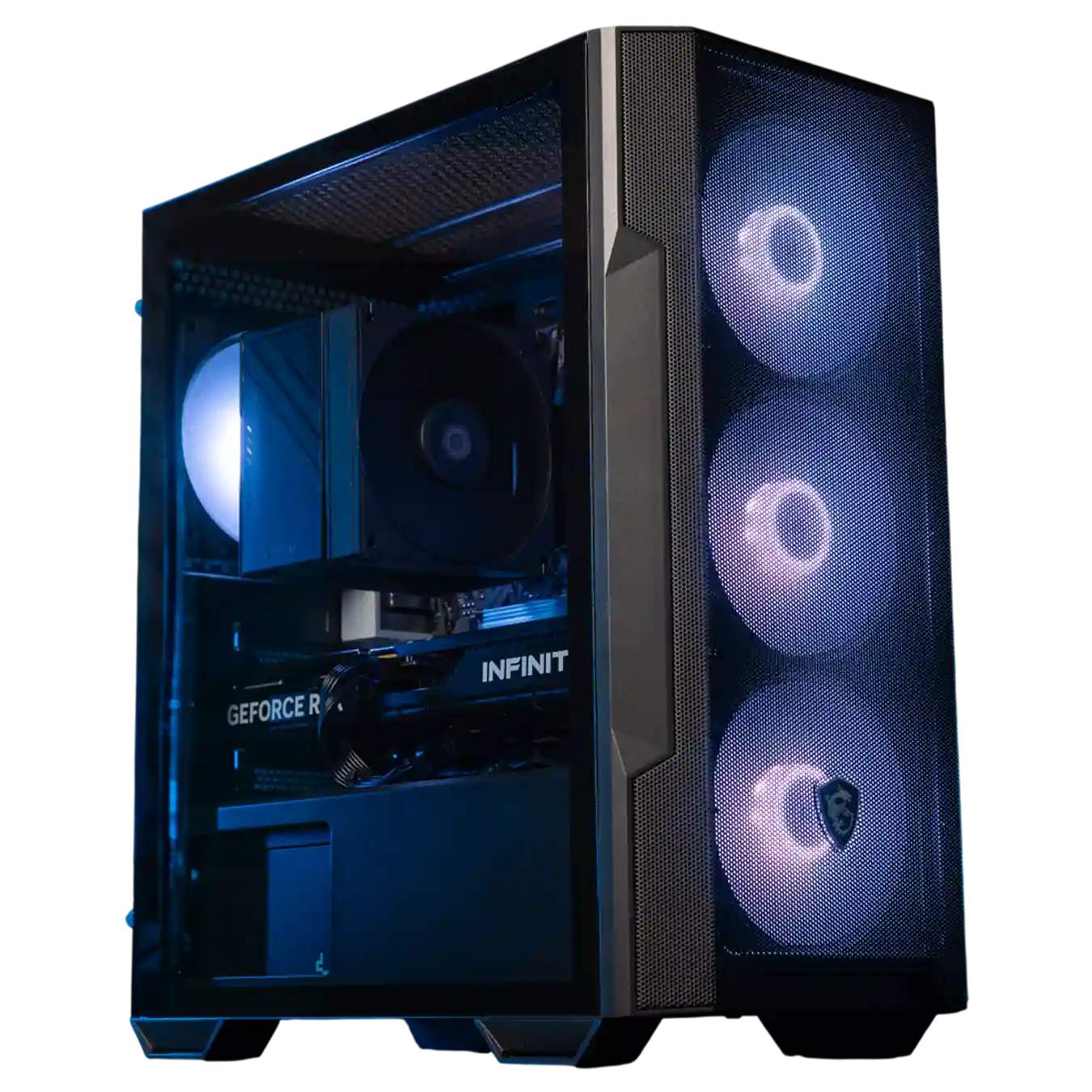 Игровой компьютер 991667 (Ryzen 5 7600X 4.7 ГГц/AMD B650/32 ГБ DDR5 6.0 ГГц/1024 ГБ SSD/RTX 5060 8 ГБ/Wi-Fi/650W/MSI MAG FORGE M100R ARGB)