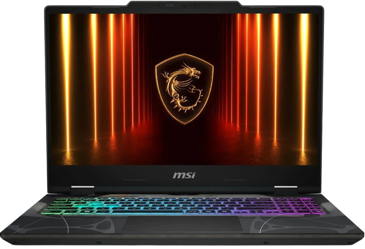 Ноутбук MSI Cyborg 15 B2RWFKG-024XRU (Intel Core 7 240H/15.6" 1920х1080/16Gb/1Tb SSD/NVIDIA GeForce RTX 5060 8Gb/FreeDOS) черный - фото