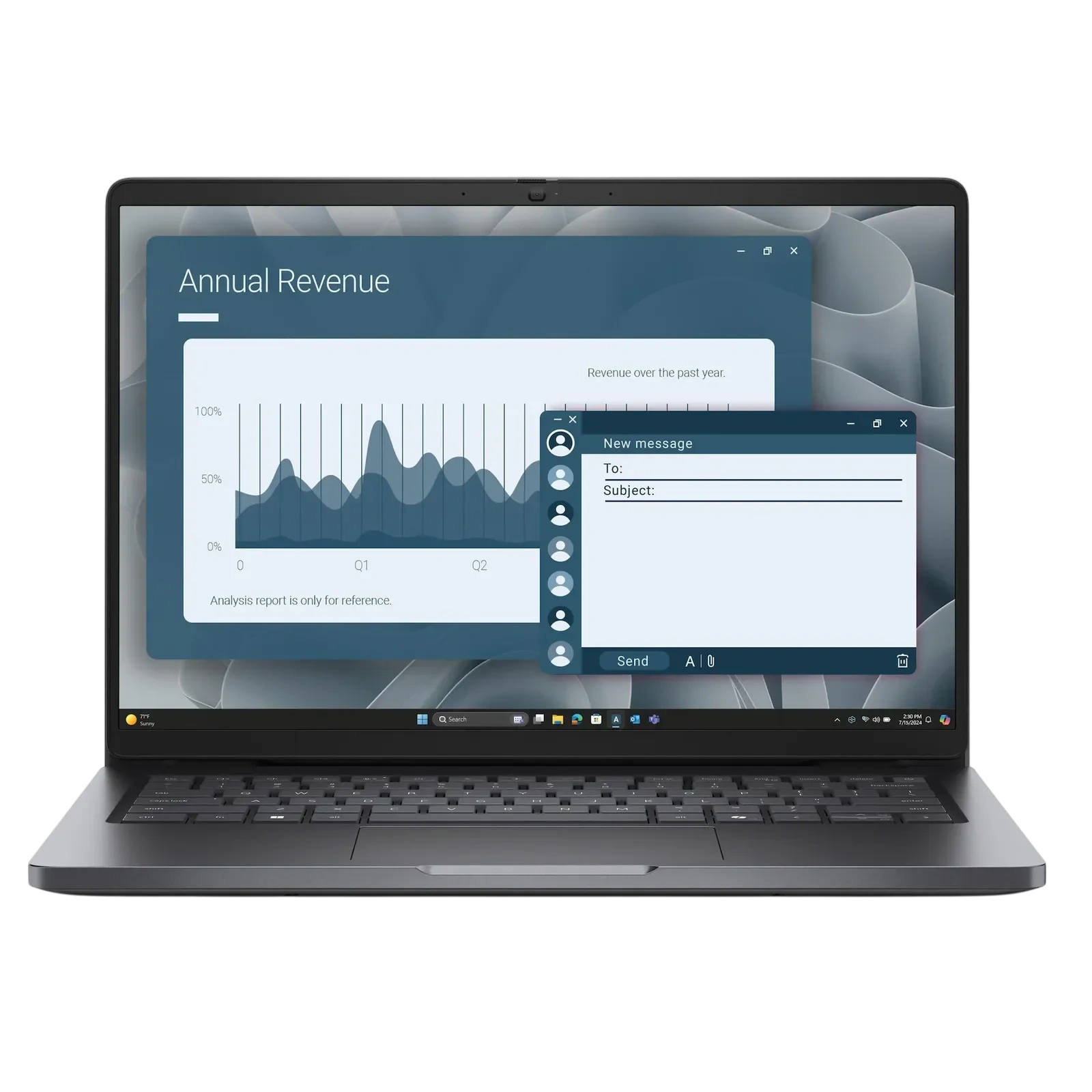 Ноутбук Dell Pro 14 PC14255 (AMD Ryzen 5 220/14" 1920x1200/8Gb/256Gb SSD/AMD Radeon 740M/Win 11 Pro) Black - фото