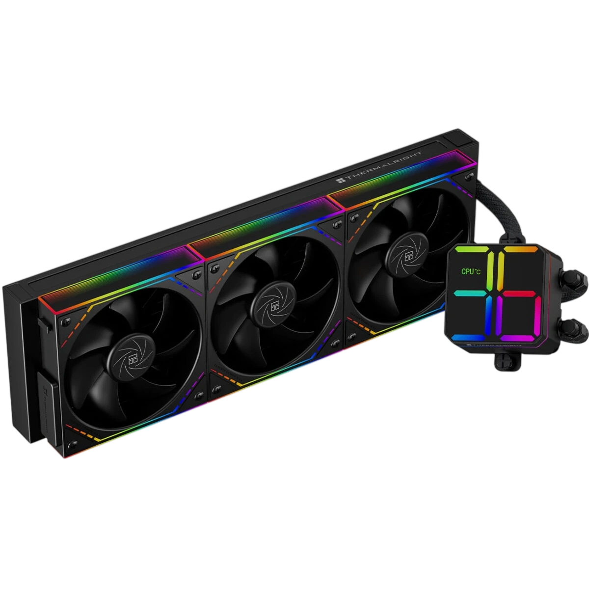 TRMQ360AB Система водяного охлаждения Thermalright Magic Qube 360 ARGB Black / 3x120mm ARGB  PWM  Fans