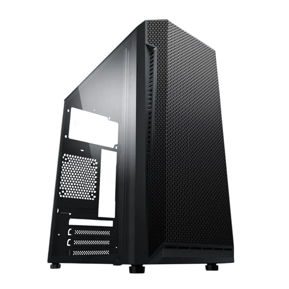 Компьютерный корпус ACD Coffre 104G mATX, Black, CPU 140мм, VGA 245мм, PSU 285мм, 2x3.5INT, 1x2.5INT, 2xUSB 2.0, 1xUSB 3.0, HD Audio, w/o FAN, w/o PSU, TG