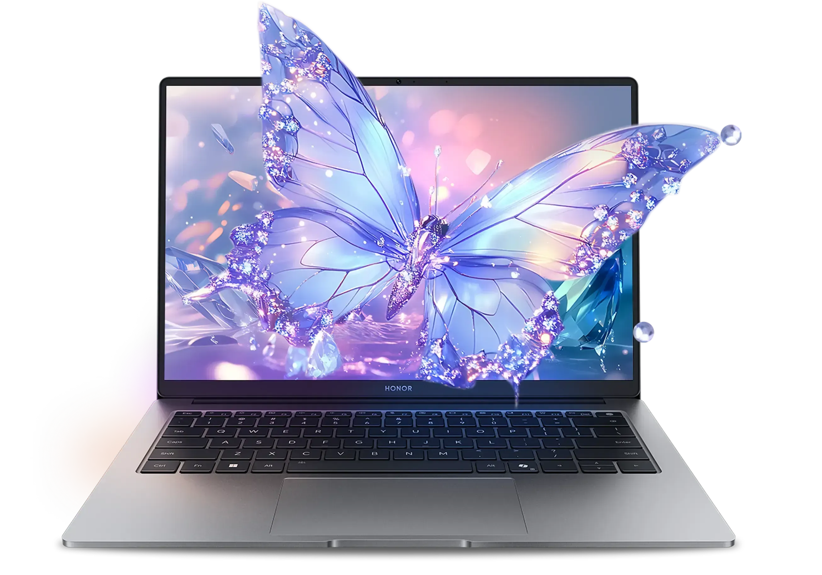Ноутбук HONOR MagicBook X14 2025 (Core i5-13420H/14" 1920х1200/16Gb/512Gb SSD/dos) Космический серый - фото