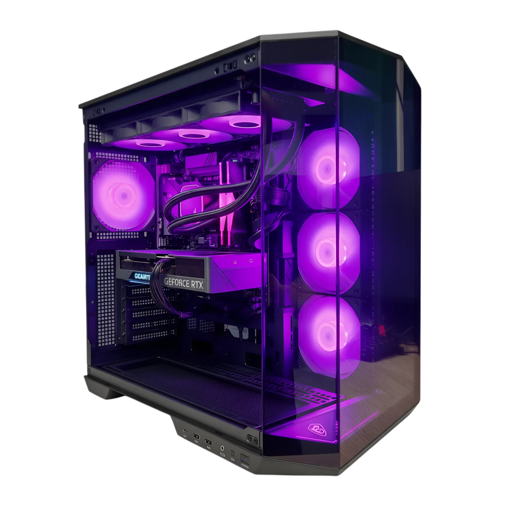 Игровой компьютер 990318 (Core Ultra 7 265KF 3,9 ГГц/Intel Z890/96 ГБ DDR5 6 ГГц/2048 ГБ/RX 9070 XT 16 ГБ/Wi-Fi/1000W/MSI MAG Pano 100R PZ Black) - купить!