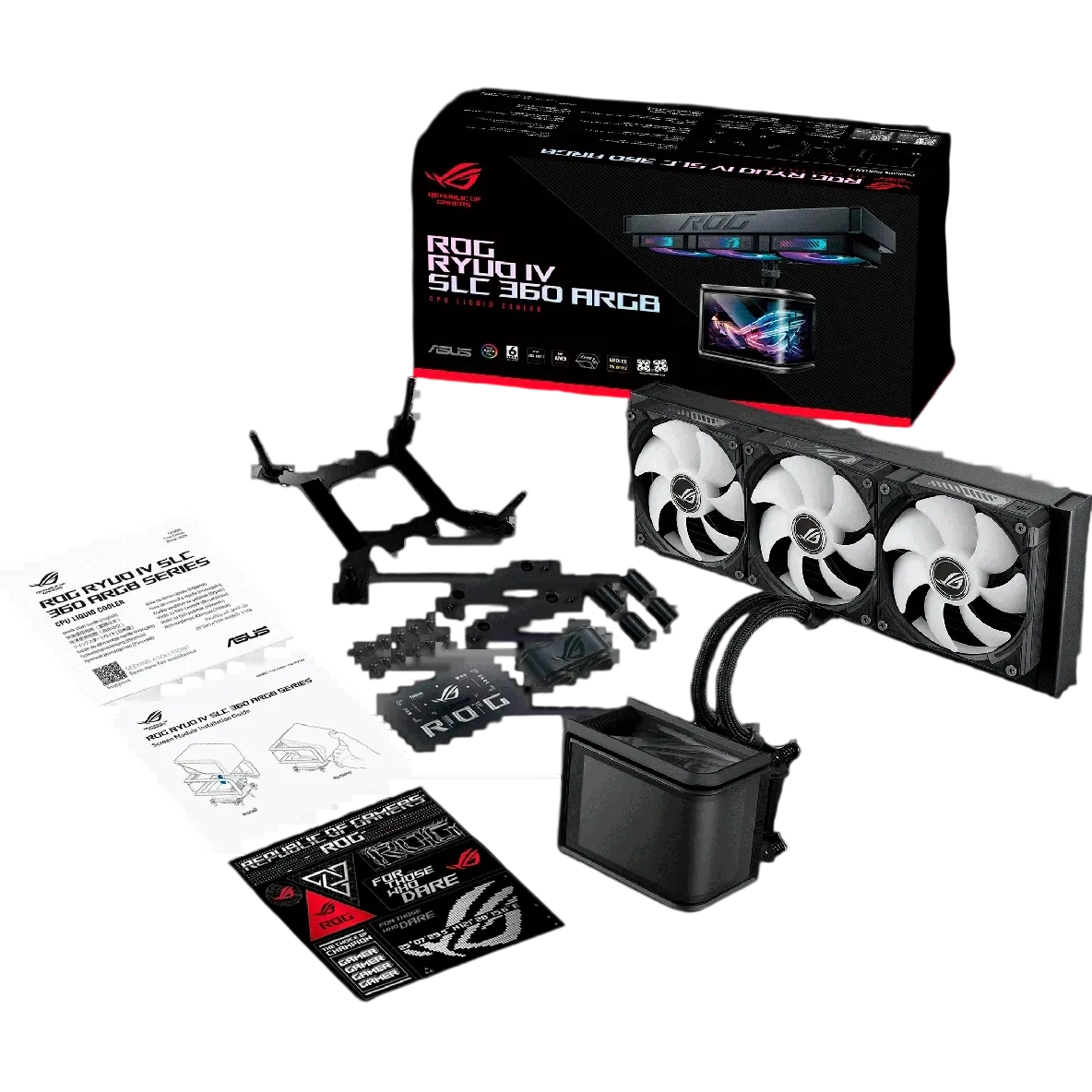 Система жидкостного охлаждения для процессора ASUS ROG RYUO IV SLC 360 ARGB Black (90RC0151-B0EAY0)