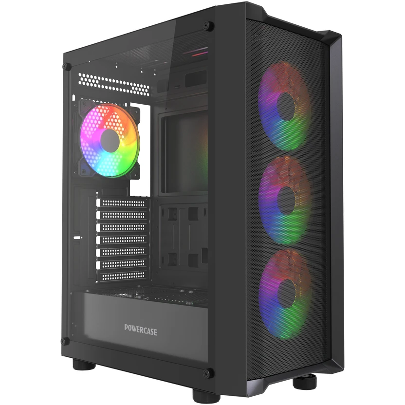 Компьютерный корпус Powercase Mistral EA19 TG ARGB Black (CMAEA19-A4) купить по выгодной цене! 