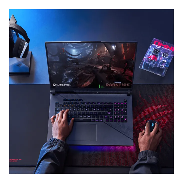 Ноутбук Asus ROG Strix G18 (2023) G814JV-RS75 (Intel Core i7-13650HX/18"/2560x1600/240Hz/16Gb/2Tb SSD/GeForce RTX4060 8Gb GDDR6/Win 11 Home) Gray