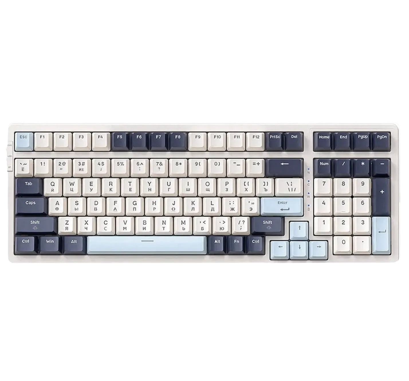 Фото - Механическая клавиатура FreeWolf K8 White noRU