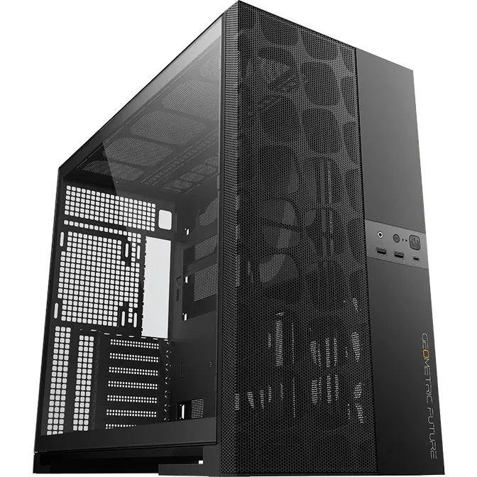 Miditower Geometric Future Model 5 <1AM5VTBK00100> Vent Black E-ATX  без  БП