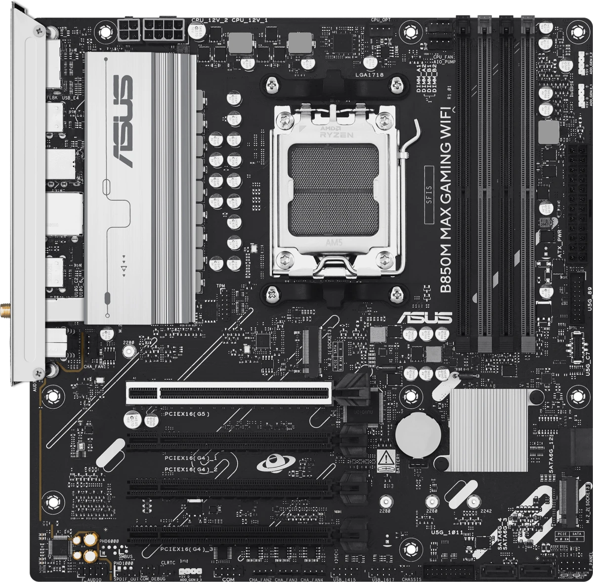 Материнская плата ASUS B850M MAX GAMING WIFI (90MB1LL0-M0EAY0) купить по выгодной цене! 