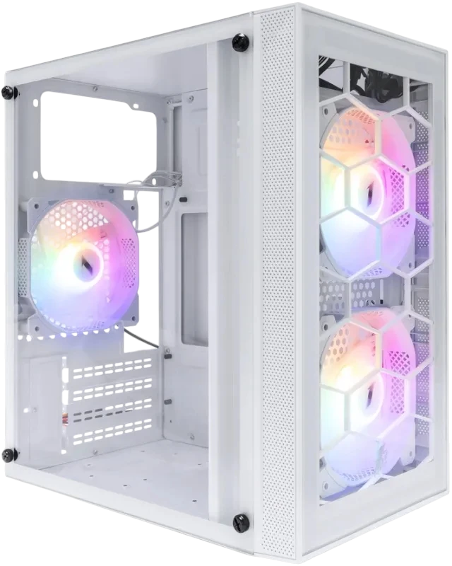 Компьютерный корпус 1STPLAYER FIREBASE X1 LED White (X1-WH-3F1-W) купить по выгодной цене! 