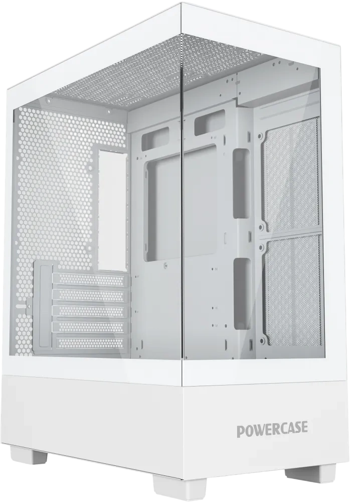 Компьютерный корпус Powercase Vision Micro M TG White (CVMMW-L0) купить по выгодной цене! 