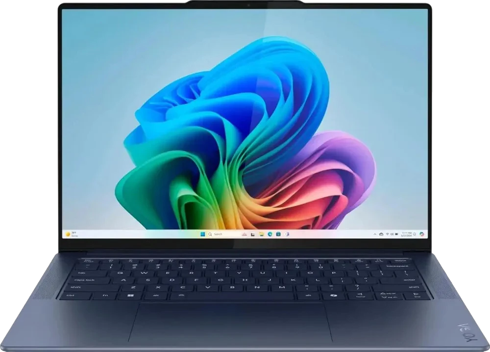 Ноутбук Lenovo Yoga Slim 7 14Q8X9 (Snapdragon X Elite/14.5" 3K, OLED, Сенсорный/32Gb/1Tb SSD/Win 11 Home) Blue - фото