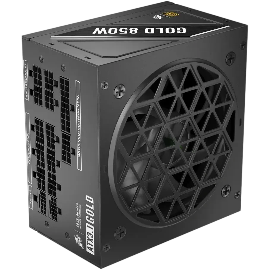 Блок питания 1STPLAYER 850W NGDP GOLD Black (HA-850BA4) 16 Pin (PCIe 5.0 Connector Cable Details) купить по выгодной цене! 
