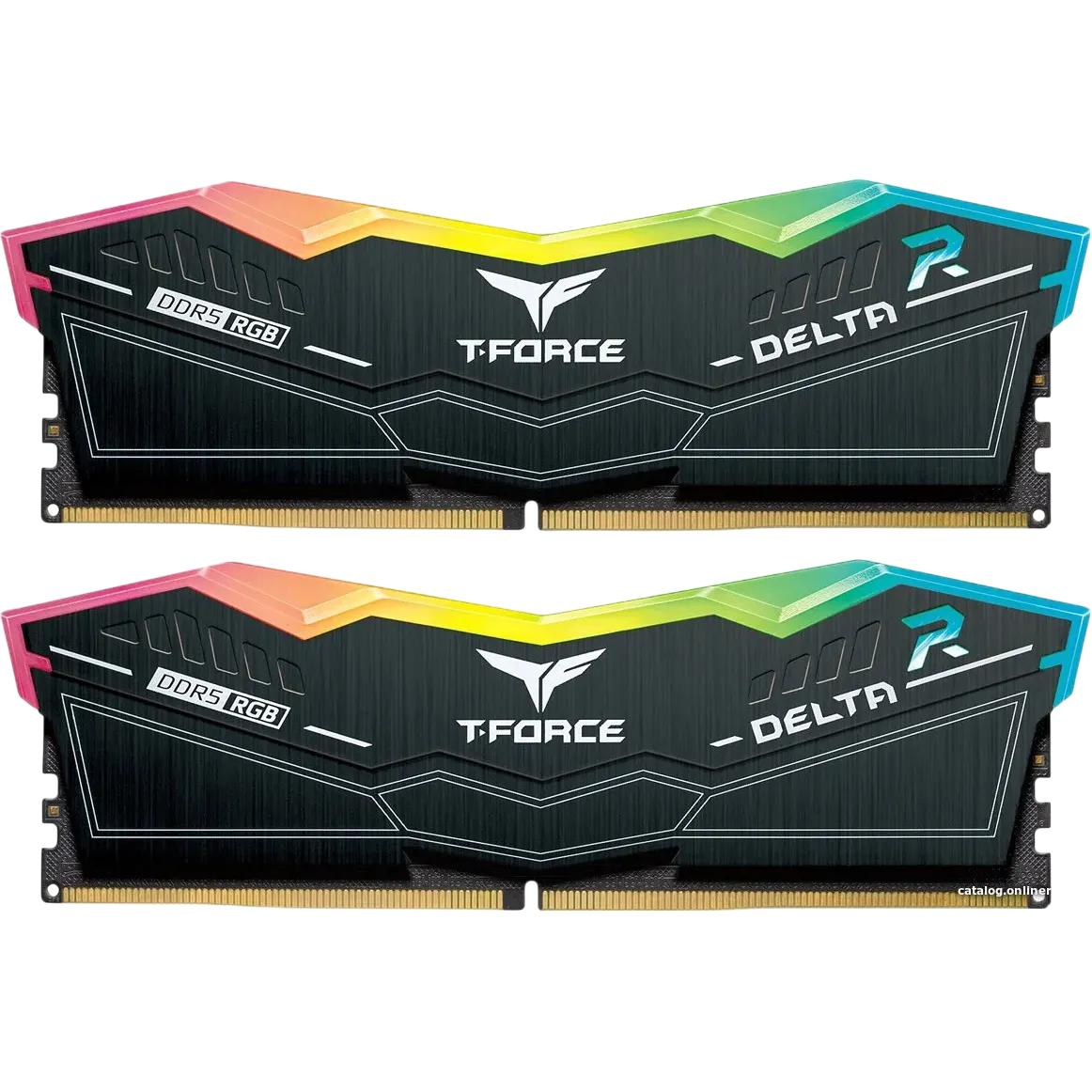 Оперативная память 64 Gb 6400 MHz Team Group T-FORCE Delta RGB Black (FF3D564G6400HC30CDC01) купить по выгодной цене! 