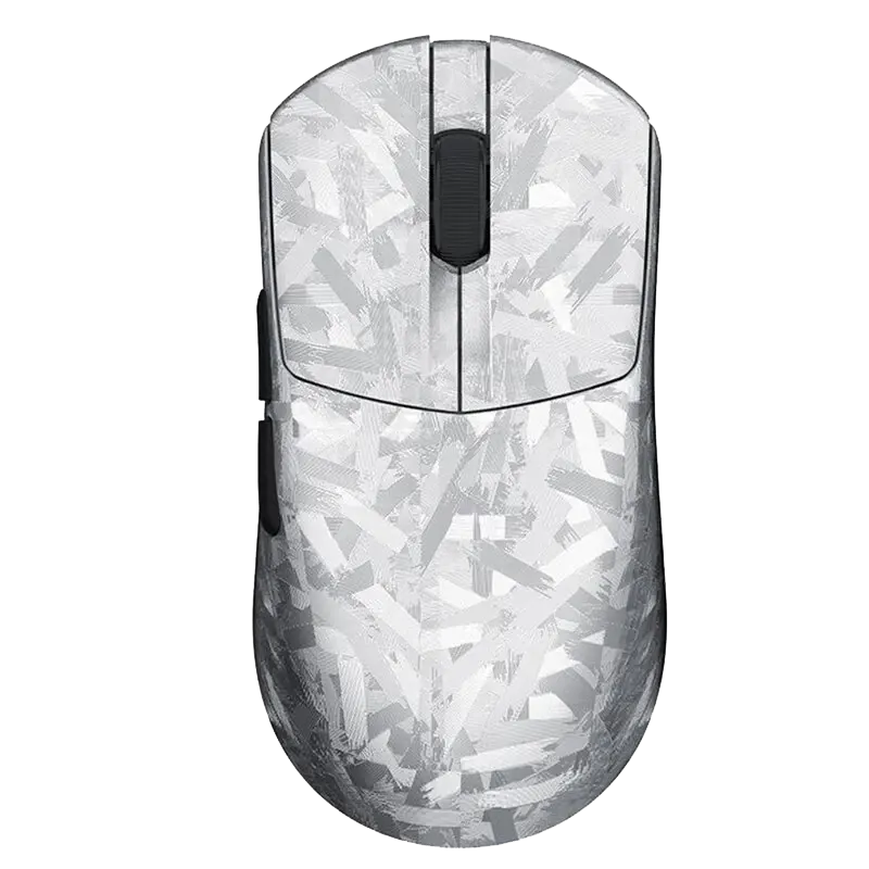Мышь беспроводная 2.4G+Bt FURYCUBE F1 Carbon Silver