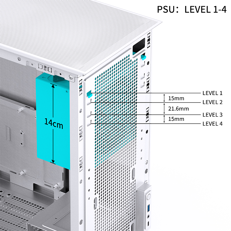 Jonsbo d41 mesh white