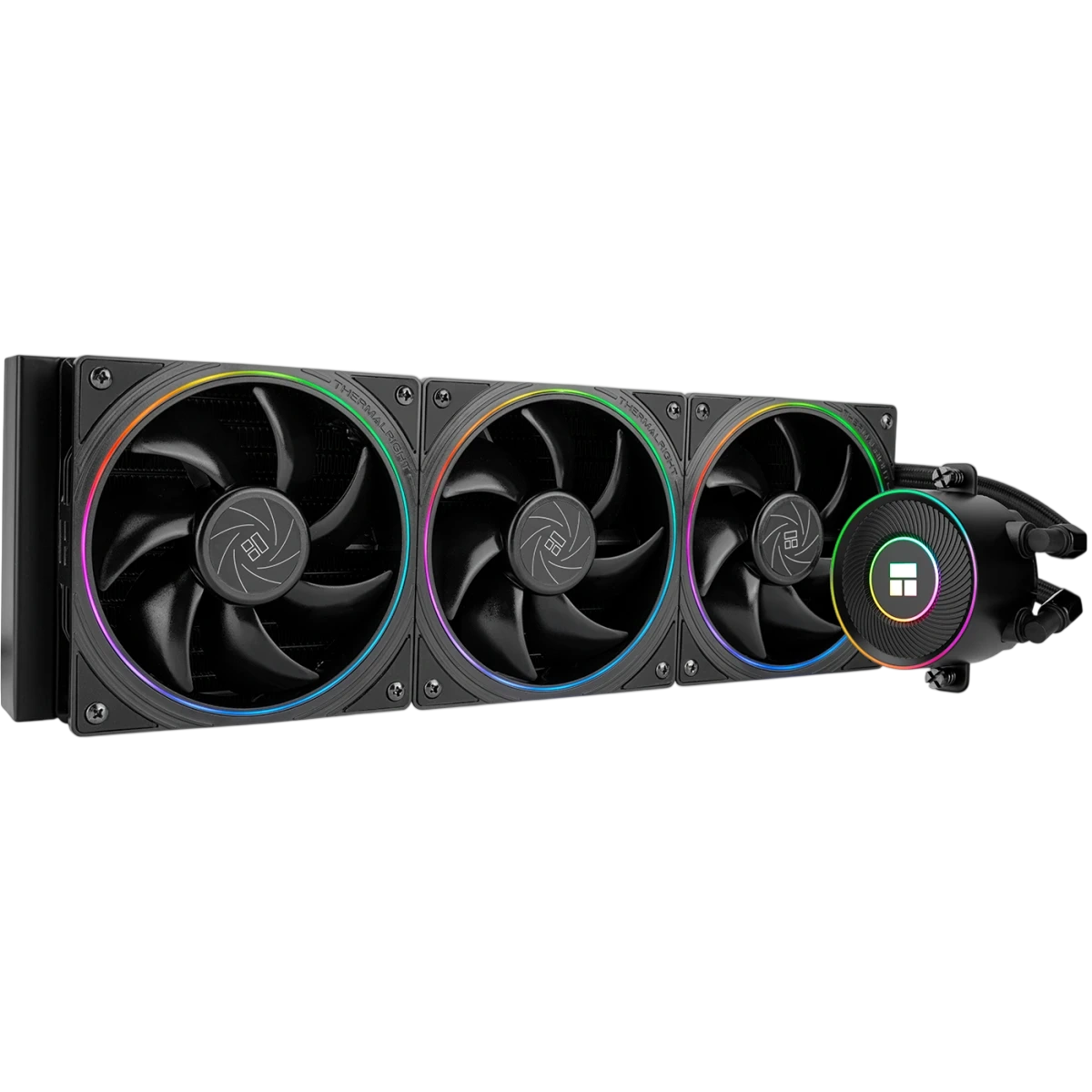Thermalright Система водяного охлаждения Aqua Elite 360 V5 ARGB Black / Black / 3x120mm ARGB PWM Fans / TRAE360V5AB