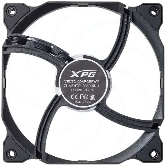 Вентилятор для корпуса ADATA XPG VENTO120ARGBPWM-BKCWW