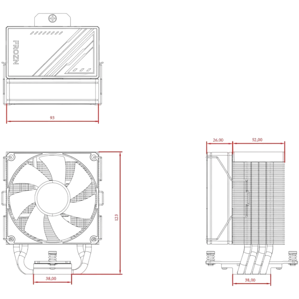 Кулер для процессора ID-Cooling FROZN A400 ARGB